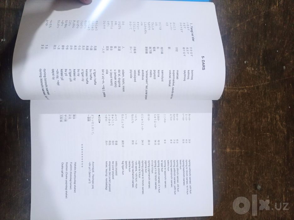 Minna no nihongo N5 kitob Yapon tili