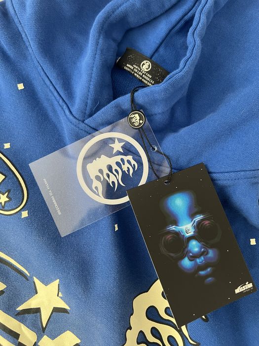 Hellstar Brainwashed Hoodie Retro Blue