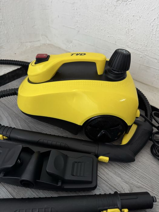 Мултифункционална Парочистачка TVD Steam Cleaner 1.53L Голяма Силна Пароструйка, с Много Аксесоари!