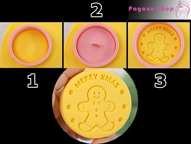 Форми/печат за бисквитки и сладки - 8 броя в комплект.