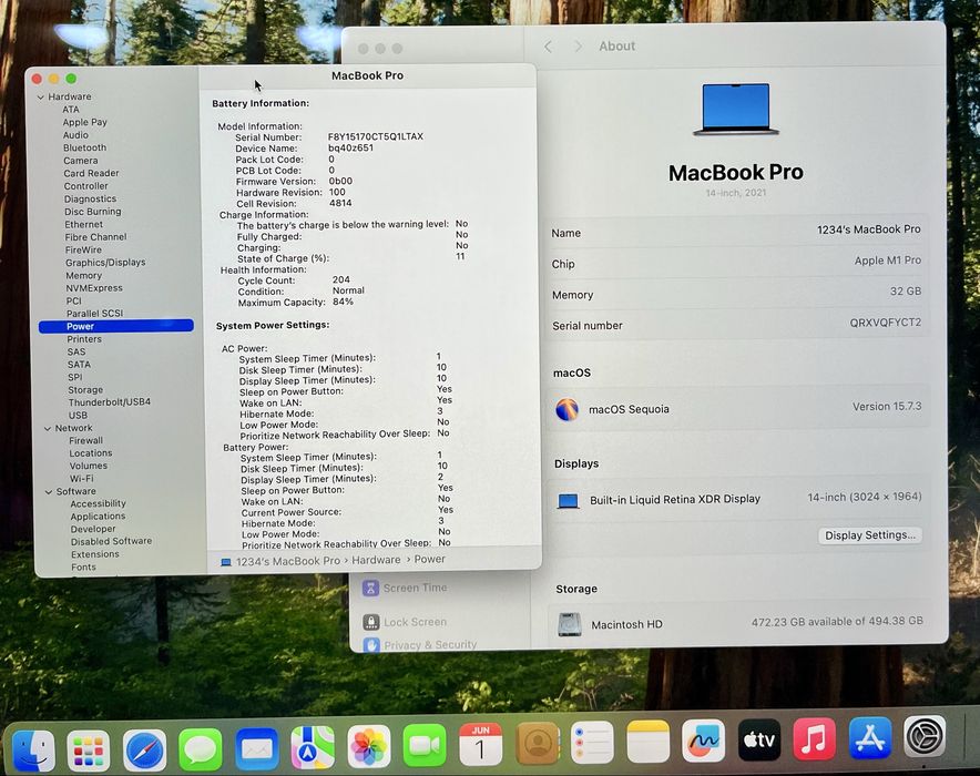 (32GB/512GB) MacBook Pro M1 Pro - Ideal noutbuk ( Макбук - Ноутбук )
