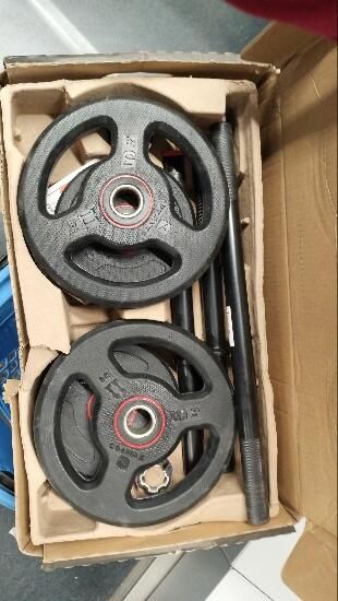 Set 20 kg pump Bodybuilding 1,30 m 28mm, - produs resigilat Decathlon