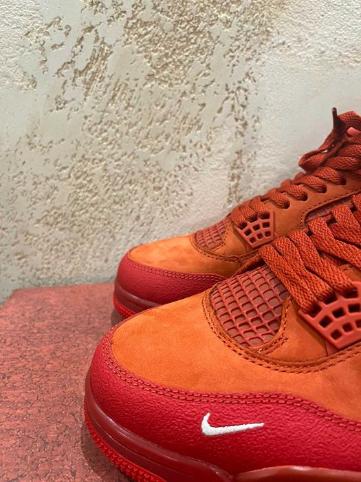 Ексклузивни Nike Air Jordan 4 Retro OG SP x Nigel Sylvester "Brick by Brick" – Размер 45