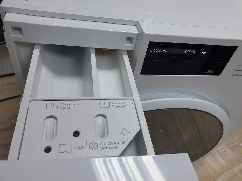 UK Miele 9кг 1600rpm Wi-Fi TwinDos Пералня Миеле 12м Гаранция
