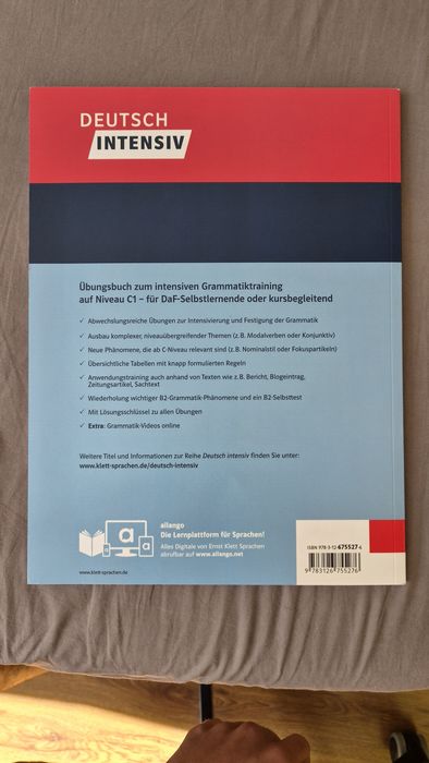 Deutsch intensiv Grammatik C1 – Klett – немски език C1