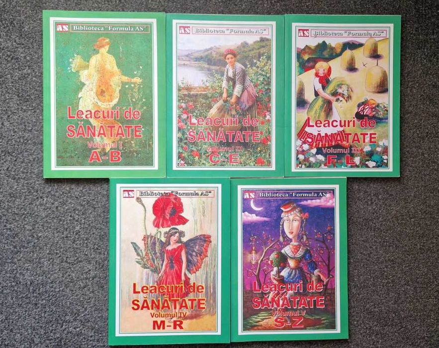 「SERIE UNA FLOR」28/100 作者「Goh」1992年 LEACURI DE SANATATE - Biblioteca Formula As (5 volume - complet