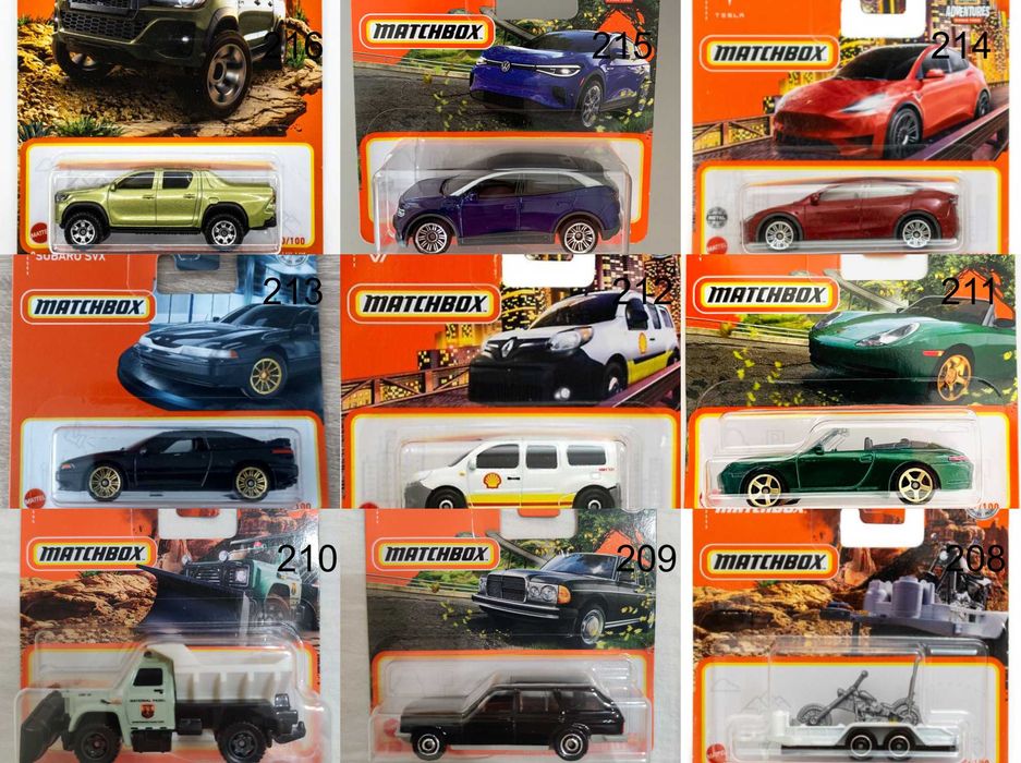 Метални колички Мачбокс Matchbox от различни години в мащаб 1:64 Част2