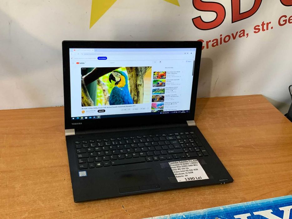 Laptop Toshiba Satelitte Pro A50, i5 8250U,8GB RAM, 256GB SSD M2 NvMe