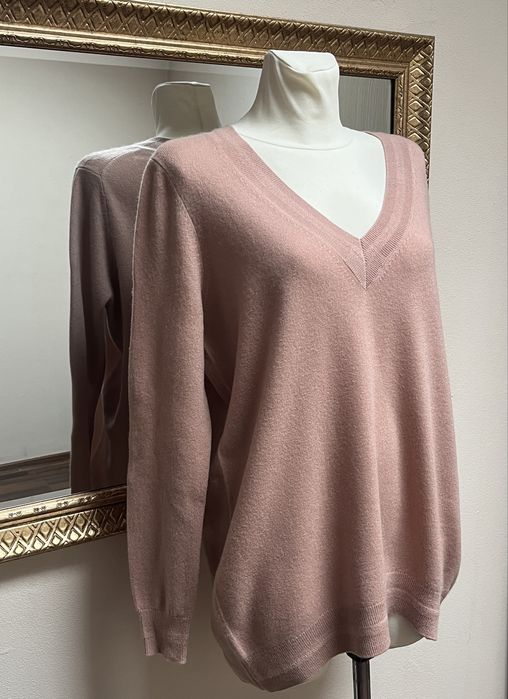 Pulover Boden, 100% Cașmir, roz pal (nude)