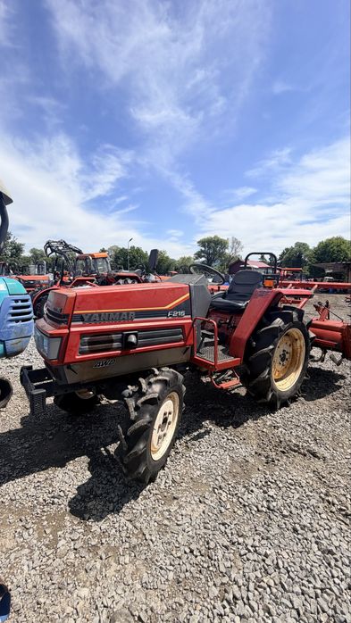 Yanmar F215 – Tractor japonez 4x4 cu freză – Import Japonia