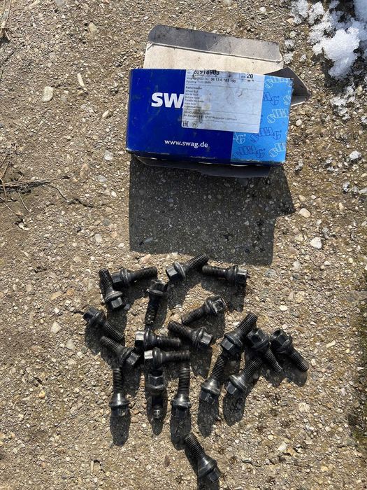 Prezoane roți BMW M14x1.25 SWAG – 20 buc – folosite, ca noi