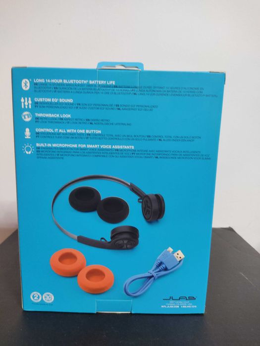 Casti bluetooth JLAB REWIND noi in cutie