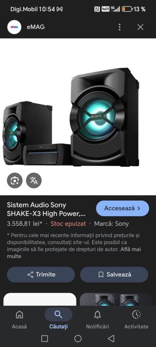 Vând sistem Sony sark