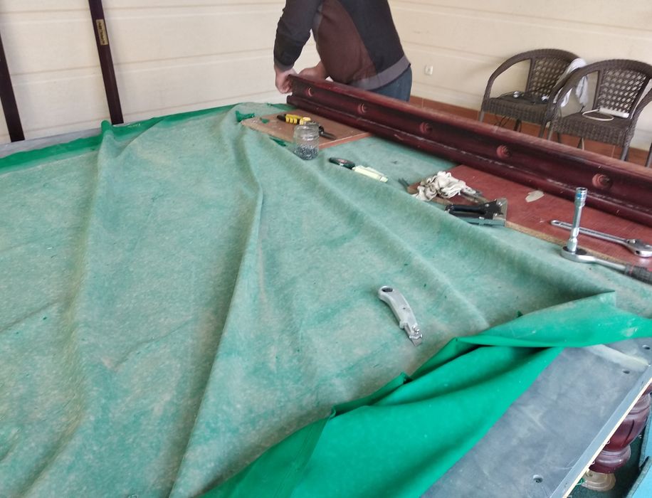 Ремонт, установка бильярдных столов. Биллиард стол урнатиш, таъмирлаш.