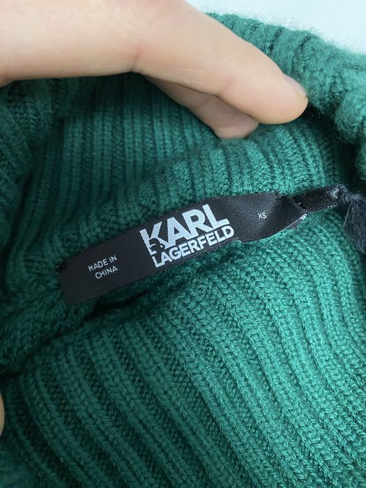 Pulover din lână Karl Lagerfeld nou cu eticheta