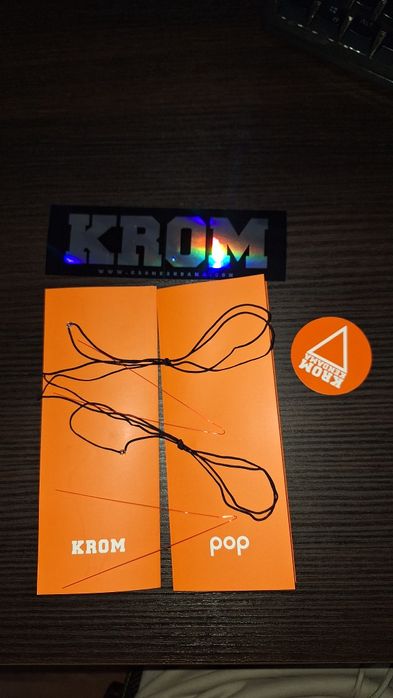 Kendama Krom Pop Rubber Orange