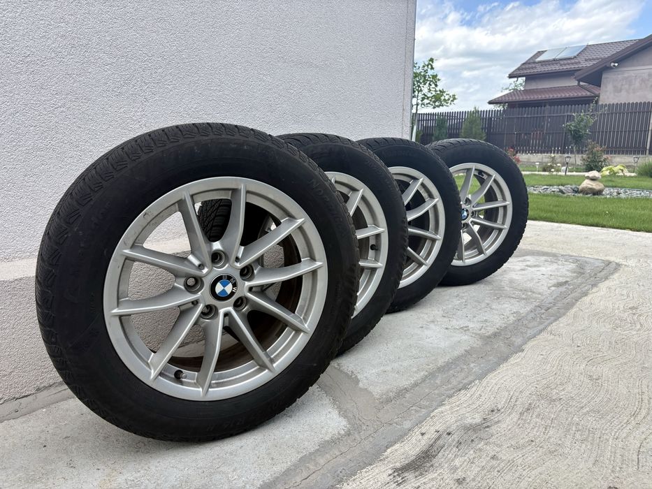 Set roți complete originale BMW G20/G21 – Jante aliaj OEM 16” + anvelope iarnă 205/55 R16