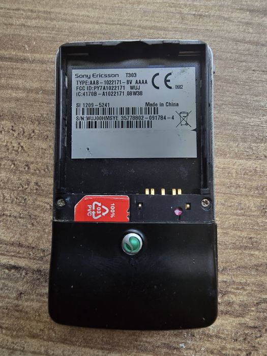 Telefon Colectie: Sony Ericsson T303 Black