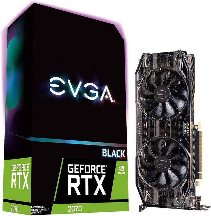Видеокарта EVGA GeForce RTX 2070 Black Edition 8GB