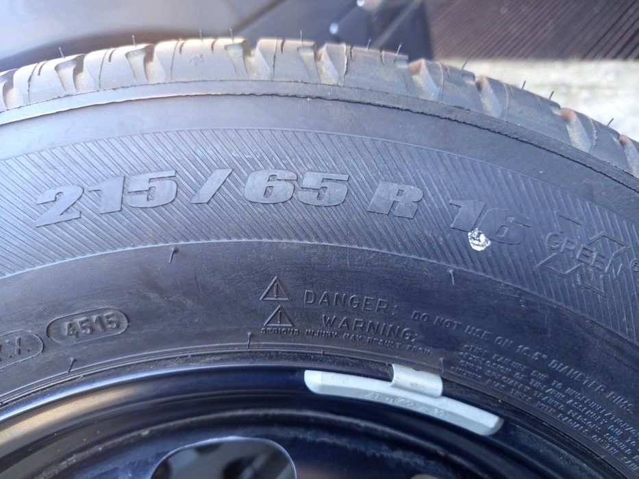 резервна гума джанта Нисан Рено Дачия Дъстър 5х114.3, 16 или 15ц. крик