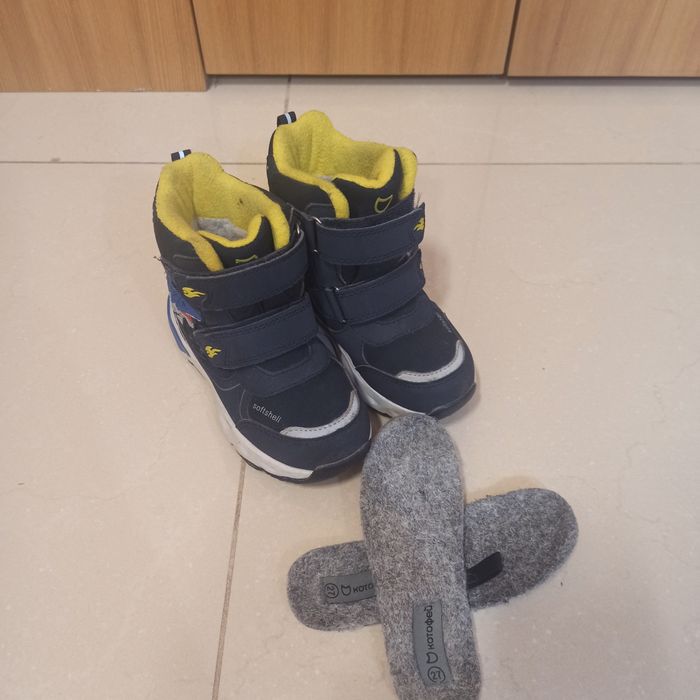 Зимние мембранные ботинки Котофей