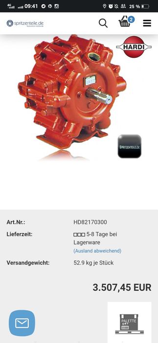 Продам насос опрыскивателя ОВТ