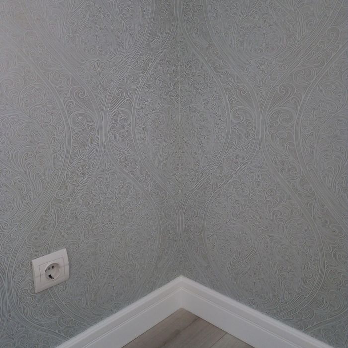 Поклейка обоев, галтель