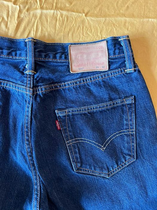 Jeansi Levis pentru barbati, model 501, albastri, marimea W29 L32