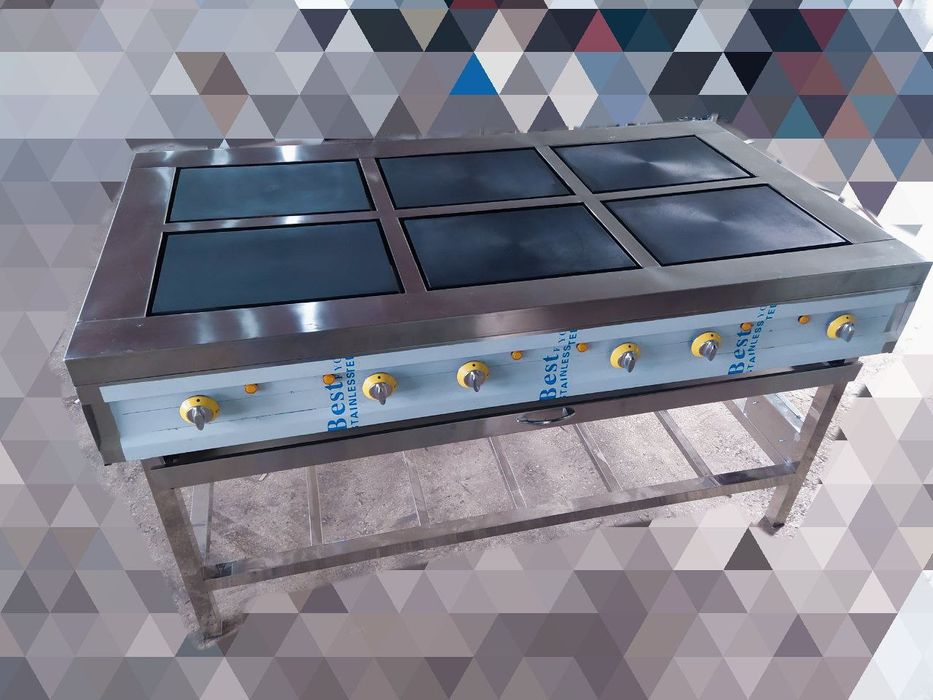 Электрическая 6ти конфорочная плиты