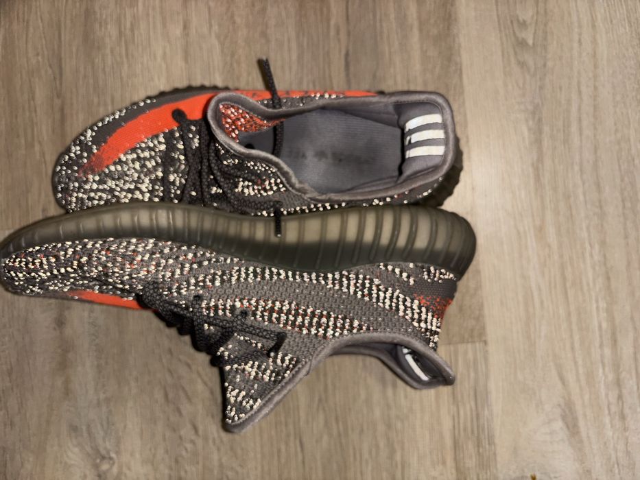 Yeeze350-orange and grey