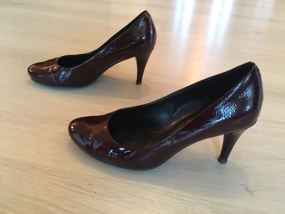 Vand pantofi Ecco(38)piele lacuita.