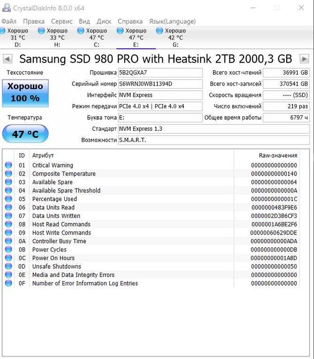SSD Samsung 980 PRO 2TB with Heatsink