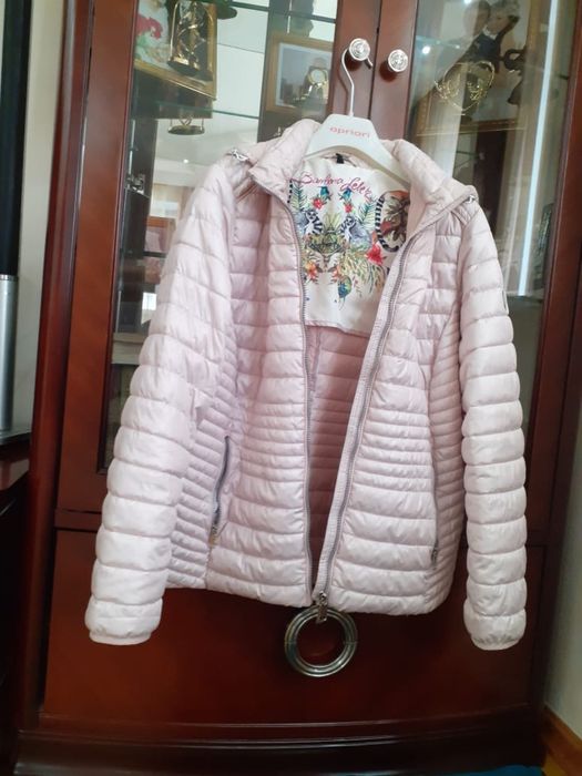 Куртка светло-розовая