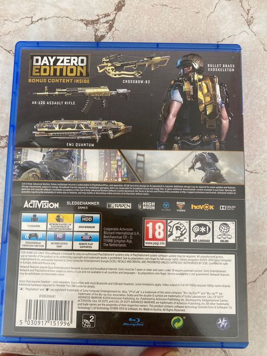 Call of duty advanced warfare ps4