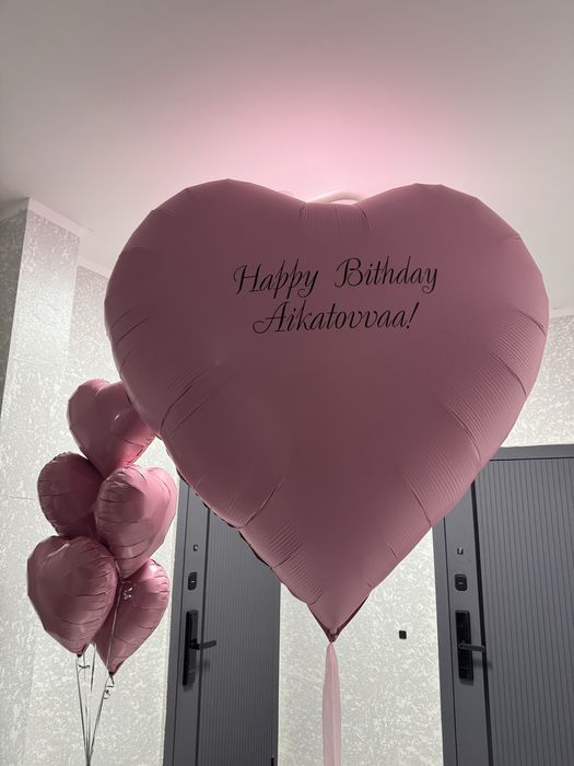 Гигант сердечка! Гелевые шары! Уааау эффект!