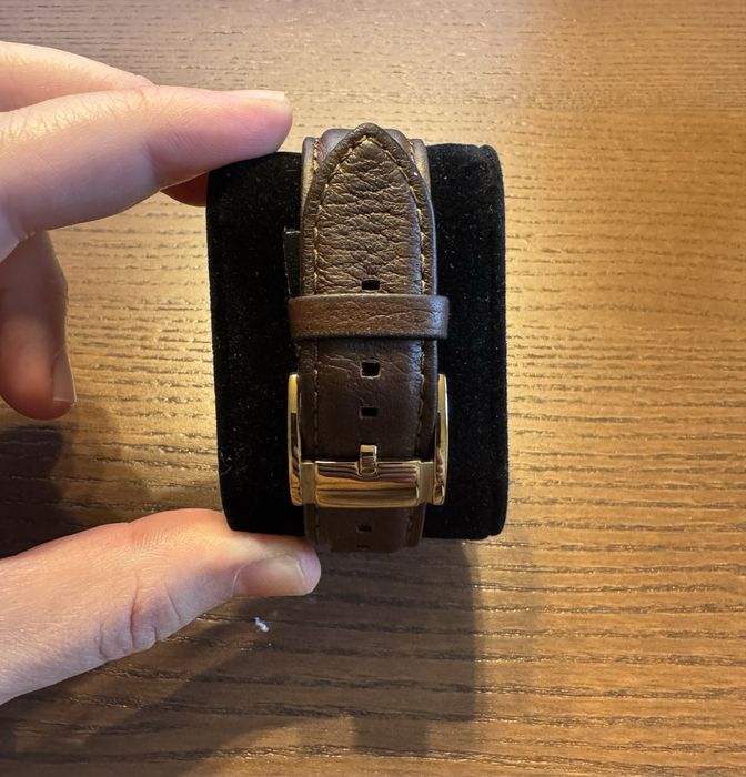 Fossil ceas Cronograf | curea piele quick release