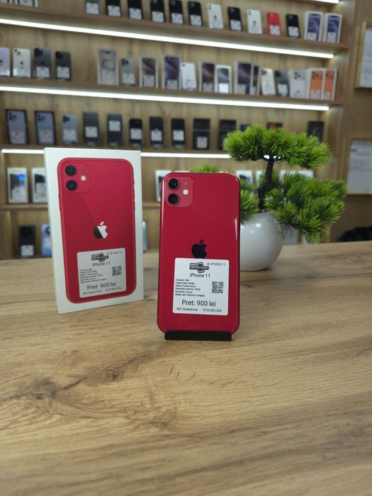 iPhone 11 Red 64Gb - Stare foarte buna - Garantie 6 luni