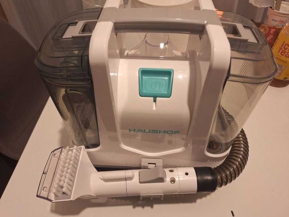 Aspirator, Haushof, Stainzapper, aparat de curățat pete, 400W, 28x15x26.5cm, Alb, aspirator de covoare, aspirator cu injectie extractie