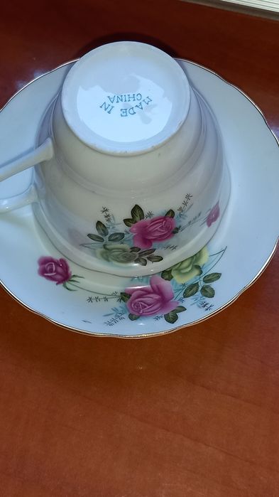 Vad set portelan fin chinezesc  cafea/ceai,4 cesti+4 farfurioare medii