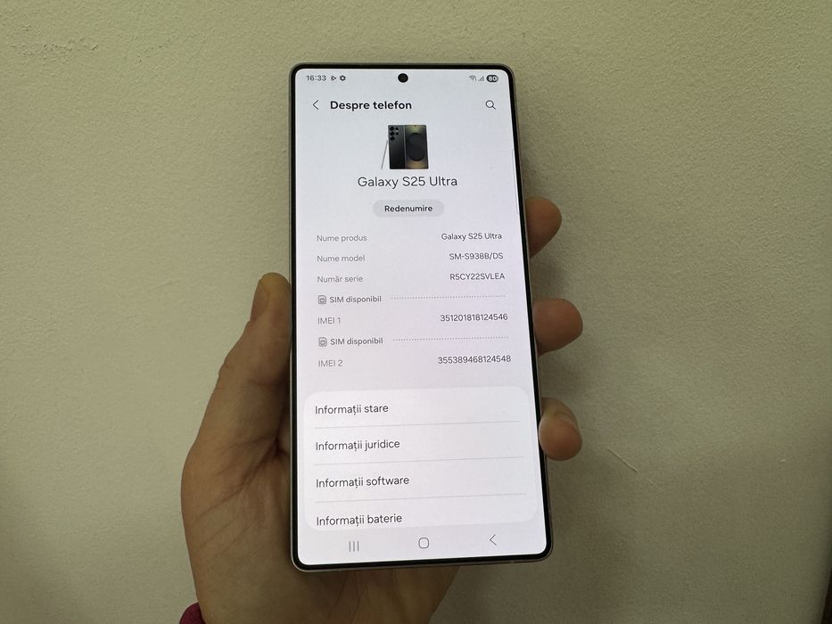 Samsumg Galaxy S25 Ultra, 512 gb, 12 gb ram, 5g, Titanium Black