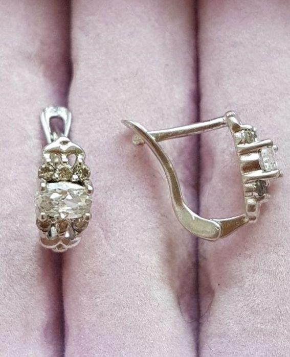 Серьги детские серебрянные