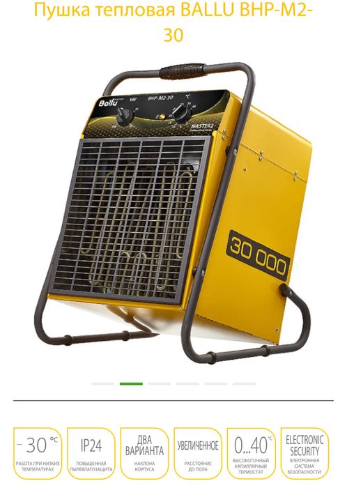 Мощный обогреватель Ballu BHP-M-2-30