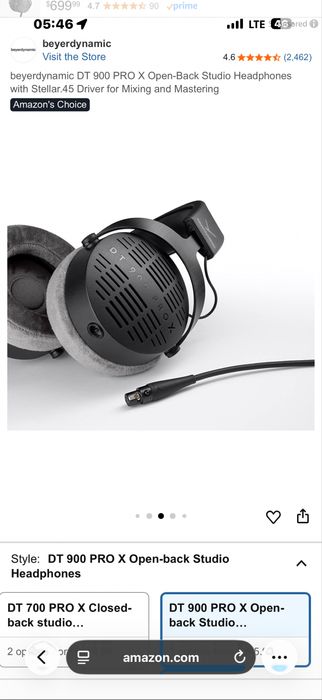 Beyerdynamic DT 900 PRO X Căști de studio/gaming