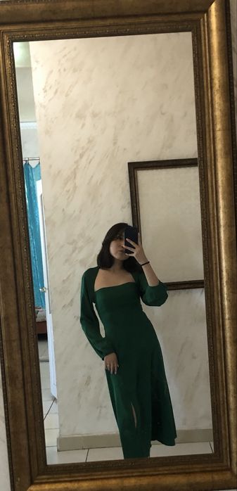 Изумрудное платье Lichi