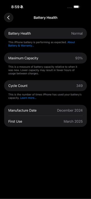 iPhone 16 Pro Max 256GB Black Titanium