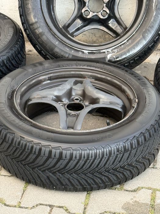 Set roți originale Dacia R15 + Michelin CrossClimate 2 DOT 2024 + capace