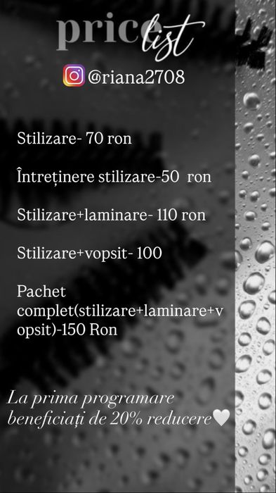 Stilizare, laminare si vopsit sprancene