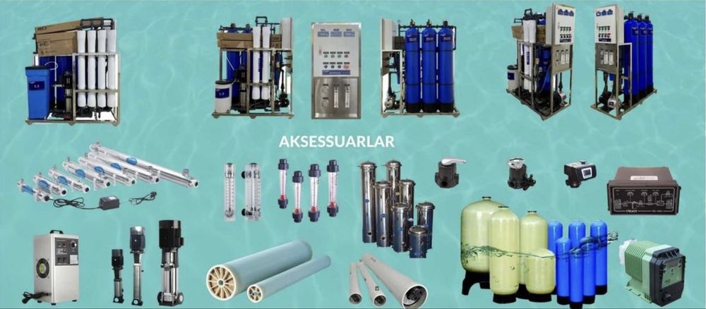 Обратный осмос бочкаси 500л/час до 10тоннагача