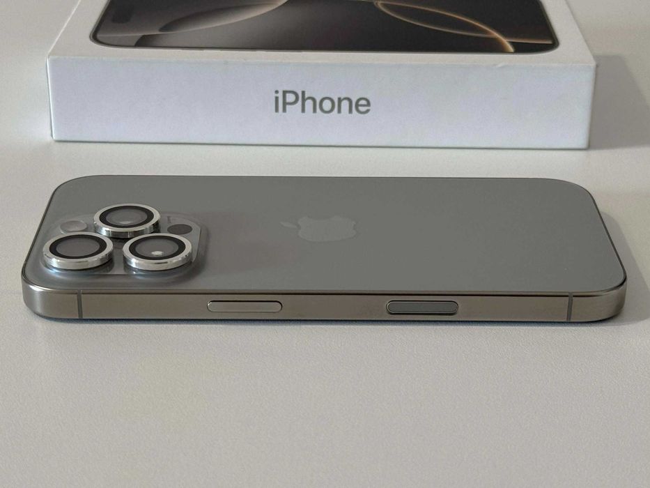 Бартер! Като НОВ! Гаранция! iPhone 16 Pro Natural Titanium (Сив) 93%