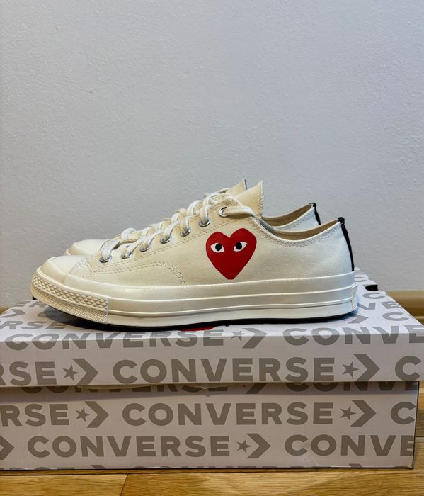 Кецове Comme des garçons Play x Converse